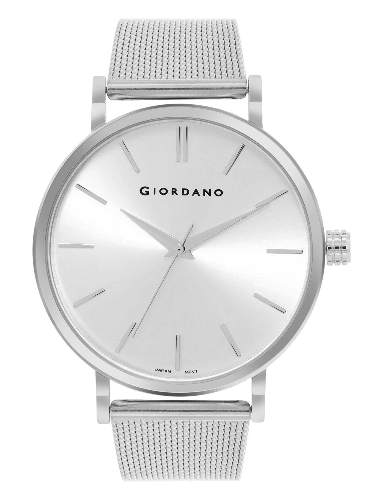 Giordano Analog Watch for Men Stylish Metal Strap| 3 Hands Mechanism with Water Resistant Wrist Watch | GZ-50108-11